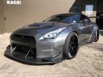 Nissan GT-R in Grey by Liberty Walk and RACE! 2017 года